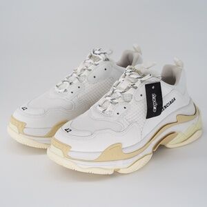 size EU 42 US 12 Balenciaga Triple S White Womens Sneakers